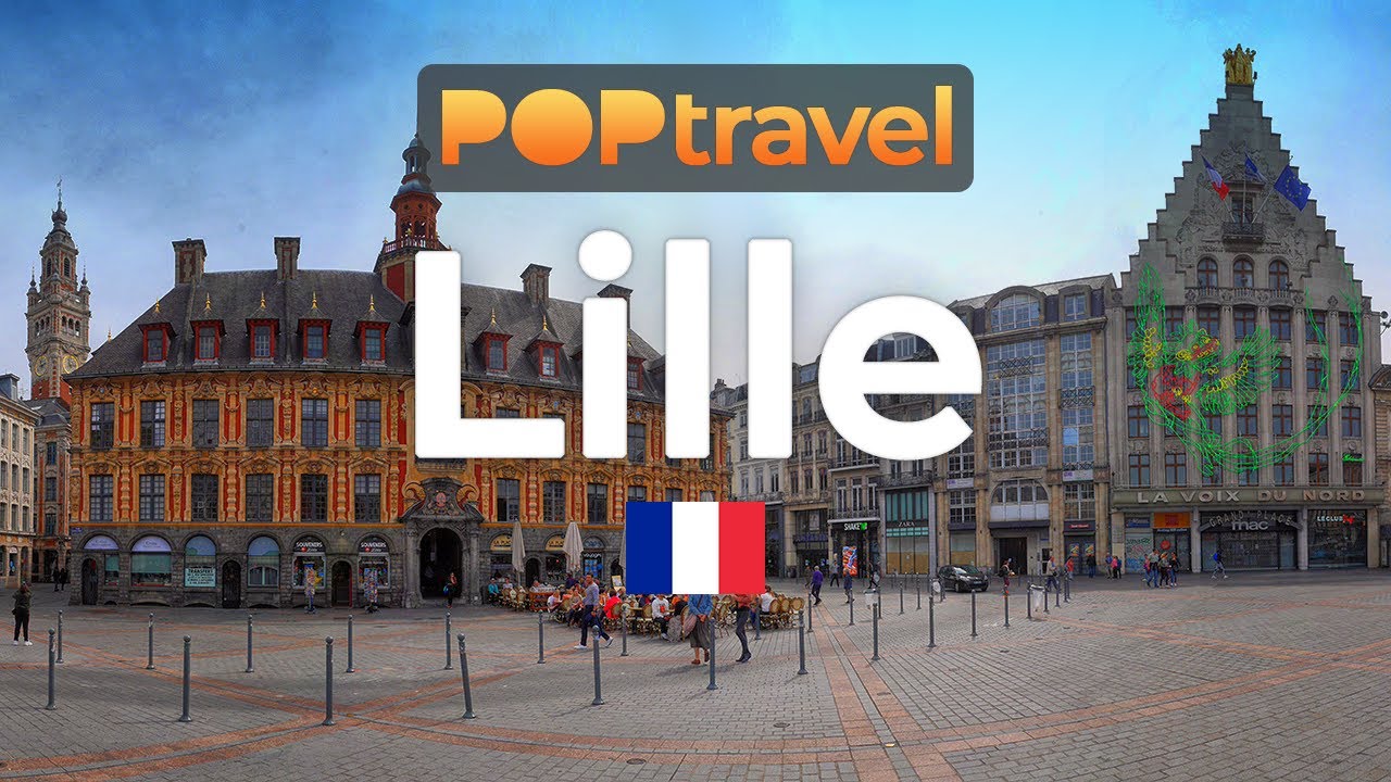 Walking in LILLE / France 🇫🇷- 4K 60fps (UHD)
