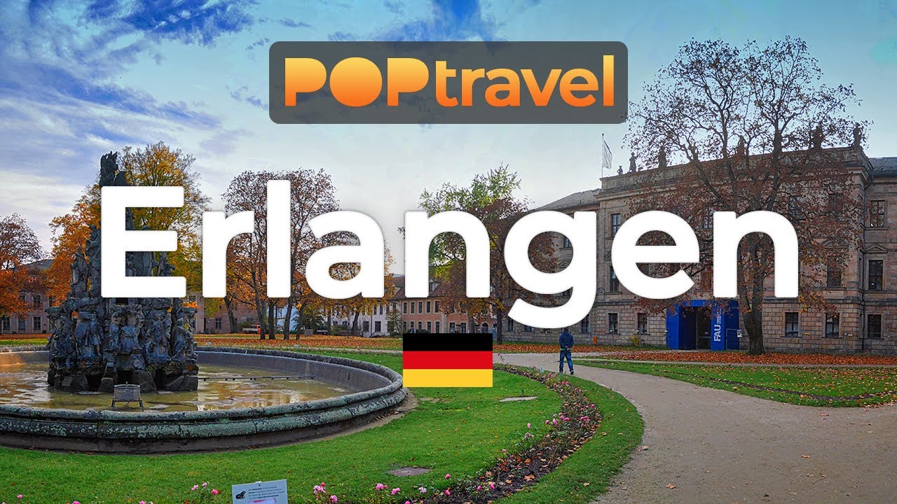 Walking in ERLANGEN / Germany 🇩🇪- 4K 60fps (UHD)