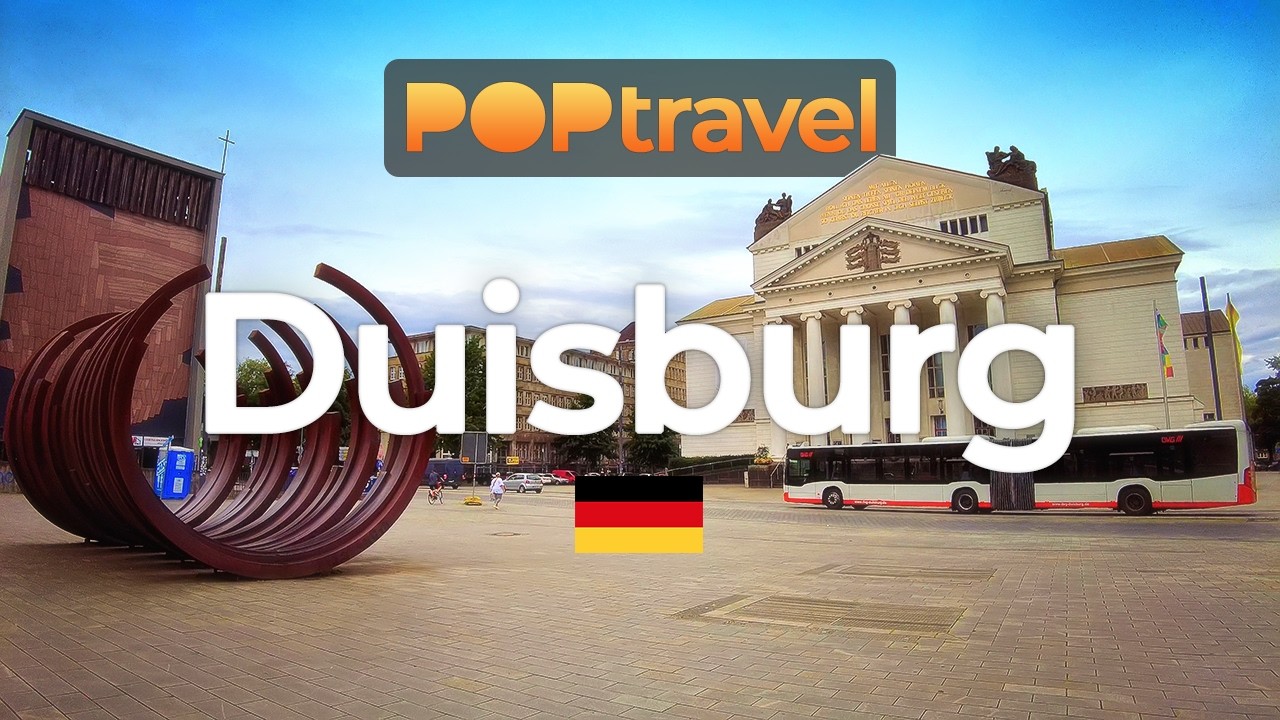 DUISBURG, Germany 🇩🇪 - 4K walking tour with captions