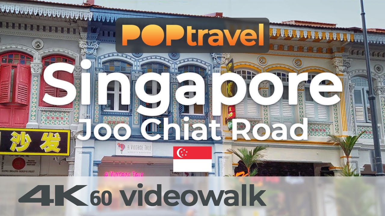 Walking in SINGAPORE 🇸🇬 Joo Chiat Road - 4K 60fps (UHD)