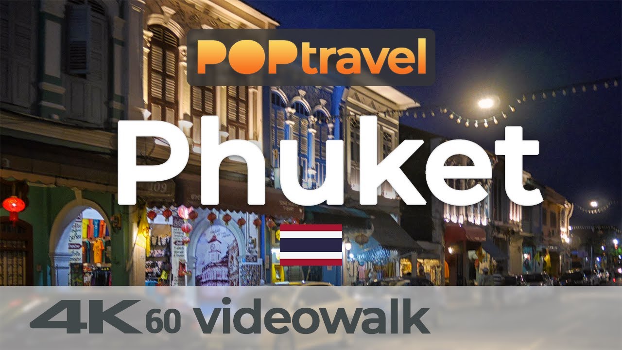 Walking in PHUKET TOWN / Thailand 🇹🇭- 4K 60fps (UHD)