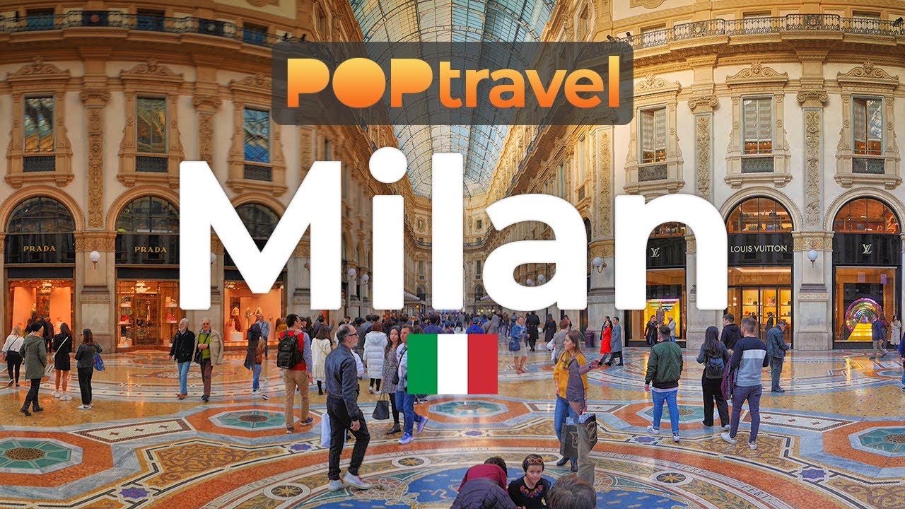 Walking in MILAN / Italy 🇮🇹- Fashion District - 4K 60fps (UHD)