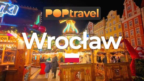 WROCLAW, Poland - Winter Market - 4K HDR - Walking Tour in Poland