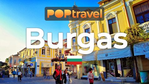 BURGAS, Bulgaria 🇧🇬 - 4K 60fps (UHD) - Walking Tour in Bulgaria