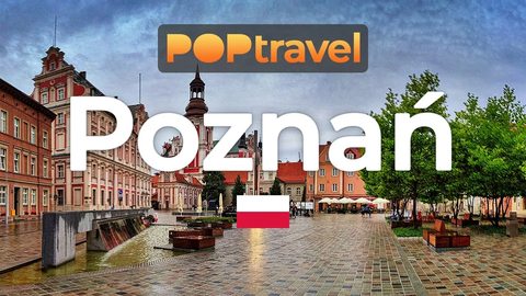 POZNAN, Poland 🇵🇱- Rainy Afternoon - 4K 60fps (UHD) - Walking Tour in Poland