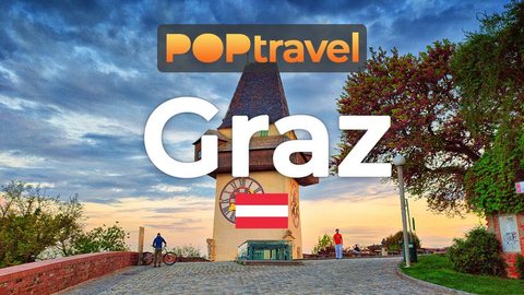 GRAZ, Austria 🇦🇹 - Evening walk to clock tower - 4K 60fps (UHD) - Walking Tour in Austria