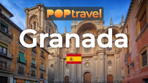 Walking in GRANADA / Spain 🇪🇸 - Evening Tour in the City Centre - 4K 60fps (UHD) - Walking Tour in Spain