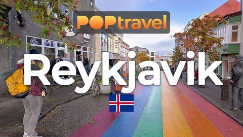 REYKJAVIK, Iceland - Walking Tour - 4K HDR - Walking Tour