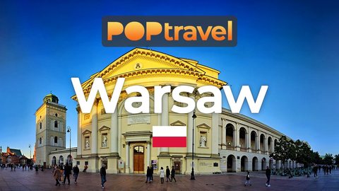 WARSAW, Poland 🇵🇱 - 4K 60fps - Walking Tour in Poland