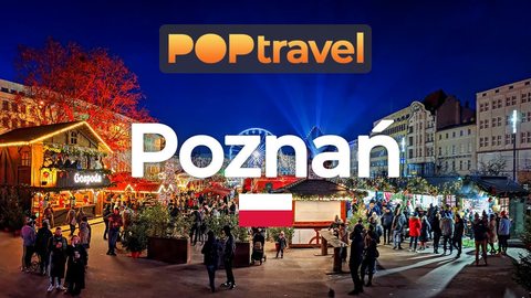 POZNAN, Poland 🇵🇱 - Winter Tour - 4K HDR - Walking Tour in Poland