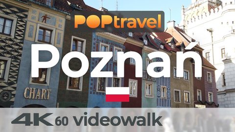 Walking in POZNAN / Poland 🇵🇱- Around the Old Town in Winter - 4K 60fps (UHD) - Walking Tour in Poland