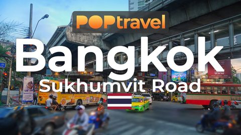 BANGKOK, Thailand 🇹🇭 - Sukhumvit Road - 4K60 - Walking Tour in Thailand