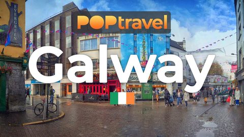 Walking in GALWAY / Ireland 🇮🇪- 4K 60fps (UHD) - Walking Tour in Ireland