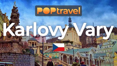 Walking in KARLOVY VARY / Czech Republic 🇨🇿- Winter Tour (2022) - 4K 60fps (UHD) - Walking Tour in Czechia