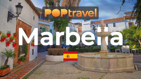 MARBELLA, Spain 🇪🇸- 4K 60fps - Walking Tour in Spain