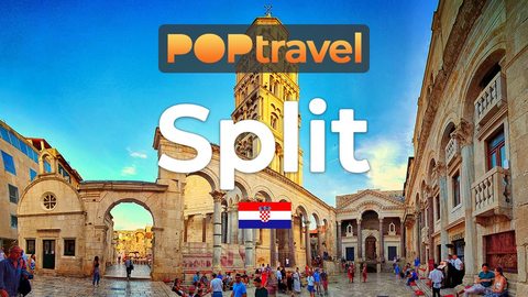 Walking in SPLIT / Croatia 🇭🇷 - 4K 60fps (UHD) - Walking Tour in Croatia