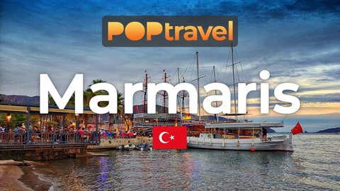 Walking in MARMARIS / Turkey 🇹🇷 - Evening Tour 2022 - 4K 60fps (UHD) - Walking Tour in Turkey