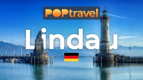 Walking in LINDAU / Germany 🇩🇪- 4K 60fps (UHD) - Walking Tour in Germany
