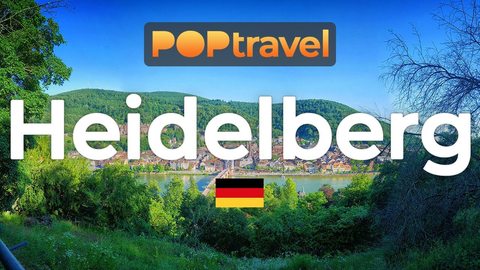 Walking in HEIDELBERG / Germany 🇩🇪- Old Town to Philosophers Path - 4K 60fps (UHD) - Walking Tour in Germany