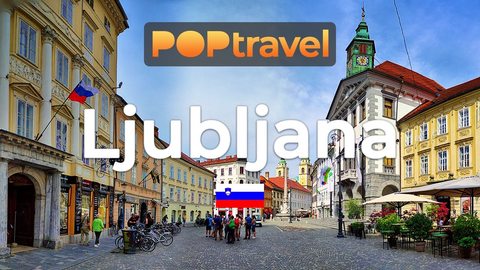 Walking in LJUBLJANA / Slovenia 🇸🇮- City to Castle - 4K 60fps (UHD) - Walking Tour in Slovenia