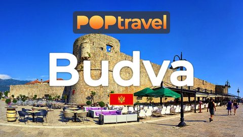 BUDVA, Montenegro 🇲🇪- Old Town - 4K 60fps (UHD) - Walking Tour in Montenegro
