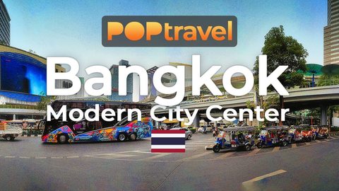 BANGKOK, Thailand 🇹🇭 - City Center - 4K 60fps (UHD) - Walking Tour in Thailand