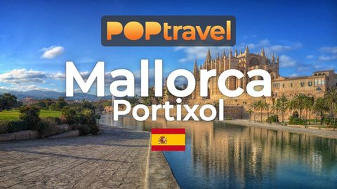 Walking in PALMA DE MALLORCA / Spain 🇪🇸- Portixol to City - 4K 60fps (UHD) - Walking Tour in Spain