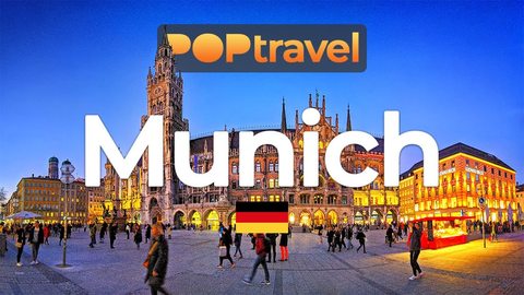 MUNICH, Germany 🇩🇪 - Winter Evening - 4K HDR - Walking Tour in Germany