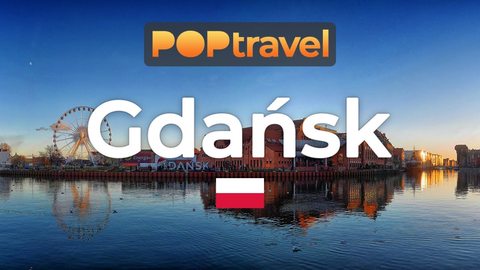 Walking in GDANSK / Poland 🇵🇱- Winter Evening - 4K 60fps (UHD) - Walking Tour in Poland
