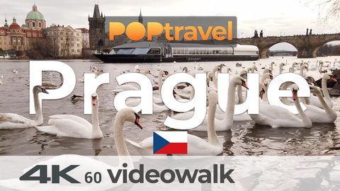 PRAGUE, Czech Republic 🇨🇿 - Winter Walking Tour - 4K 60fps (UHD) - Walking Tour in Czechia
