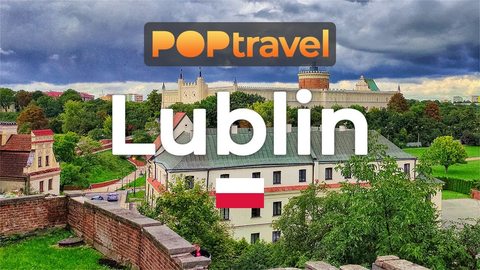 Walking in LUBLIN / Poland 🇵🇱- Sun and Rain - 4K 60fps (UHD) - Walking Tour in Poland