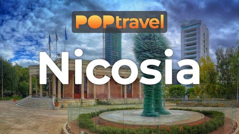 Walking in NICOSIA / Cyprus - Both Zones - 4K 60fps (UHD) - Walking Tour in Cyprus