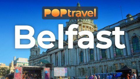 Walking in BELFAST / Northern Ireland (UK) - 4K 60fps (UHD) - Walking Tour in Ireland