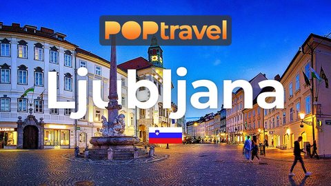 Walking in LJUBLJANA / Slovenia 🇸🇮- Evening Tour (May 2022) - 4K 60fps (UHD) - Walking Tour in Slovenia