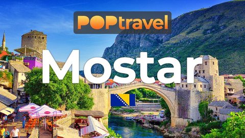 Walking in MOSTAR / Bosnia and Herzegovina 🇧🇦- 4K 60fps (UHD) - Walking Tour in Bosnia