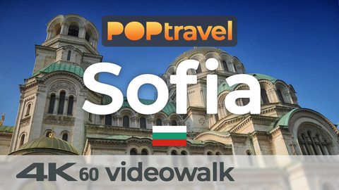 Walking in SOFIA / Bulgaria 🇧🇬- 4K 60fps (UHD) - Walking Tour in Bulgaria