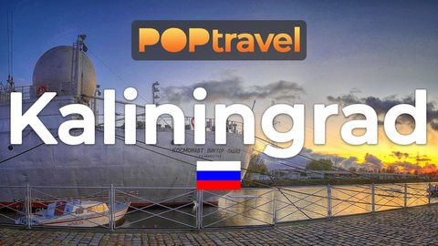 KALININGRAD, Russia 🇷🇺- Lenin Prospekt to Pregolya River - 4K 60fps (UHD) - Walking Tour in Russia