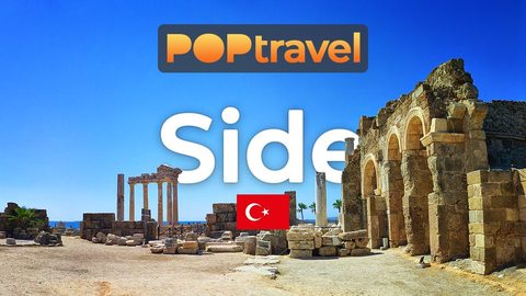 SIDE, Turkey 🇹🇷 - The Pearl of the Mediterranean - 4K 60fps (UHD) - Walking Tour in Turkey