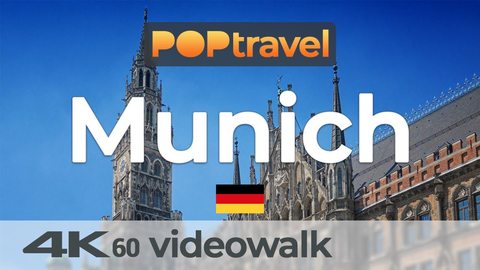 Walking in MUNICH / Germany 🇩🇪- 4K 60fps (UHD) - Walking Tour in Germany