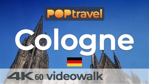 Walking in COLOGNE / Germany 🇩🇪- 4K 60fps (UHD) - Walking Tour in Germany