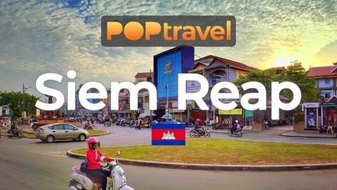 SIEM REAP, Cambodia 🇰🇭 - 4K 60fps (UHD) - Walking Tour in Cambodia