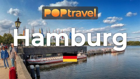 Walking in HAMBURG / Germany 🇩🇪- City, Alster to St. Nikolai - 4K 60fps (UHD) - Walking Tour in Germany