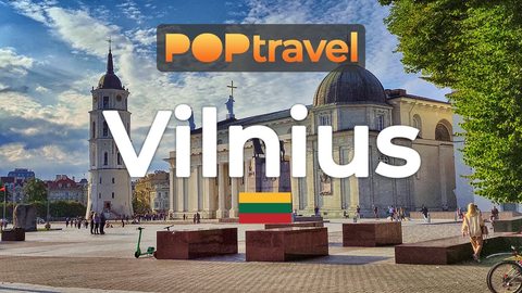 Walking in VILNIUS / Lithuania 🇱🇹- Summer Tour (1 of 2) - 4K 60fps (UHD) - Walking Tour in Lithuania