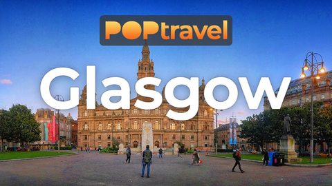 Walking in GLASGOW / Scotland (UK) - 4K 60fps (UHD) - Walking Tour in UK