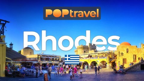 RHODES, Greece 🇬🇷 - 4K HDR with captions - Walking Tour in Greece