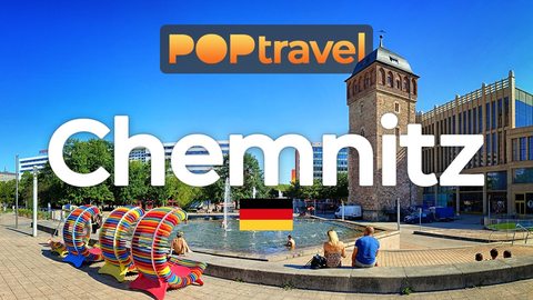 CHEMNITZ, Germany - Summer Walking Tour (2026) - 4K HDR - Walking Tour in Germany