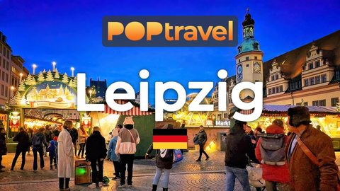LEIPZIG, Germany 🇩🇪 - Winter Tour - 4K 60FPS - Walking Tour in Germany