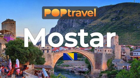 Walking in MOSTAR / Bosnia and Herzegovina 🇧🇦- Evening Tour - 4K 60fps (UHD) - Walking Tour in Bosnia